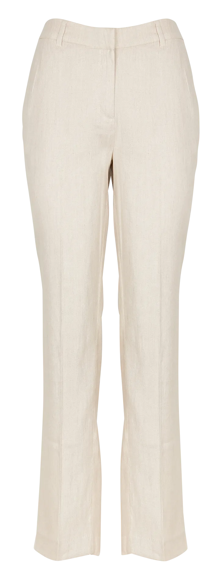 CAROLL PIERROT  PANTALóN RECTO DE MEZCLA DE LINO EN BEIGE