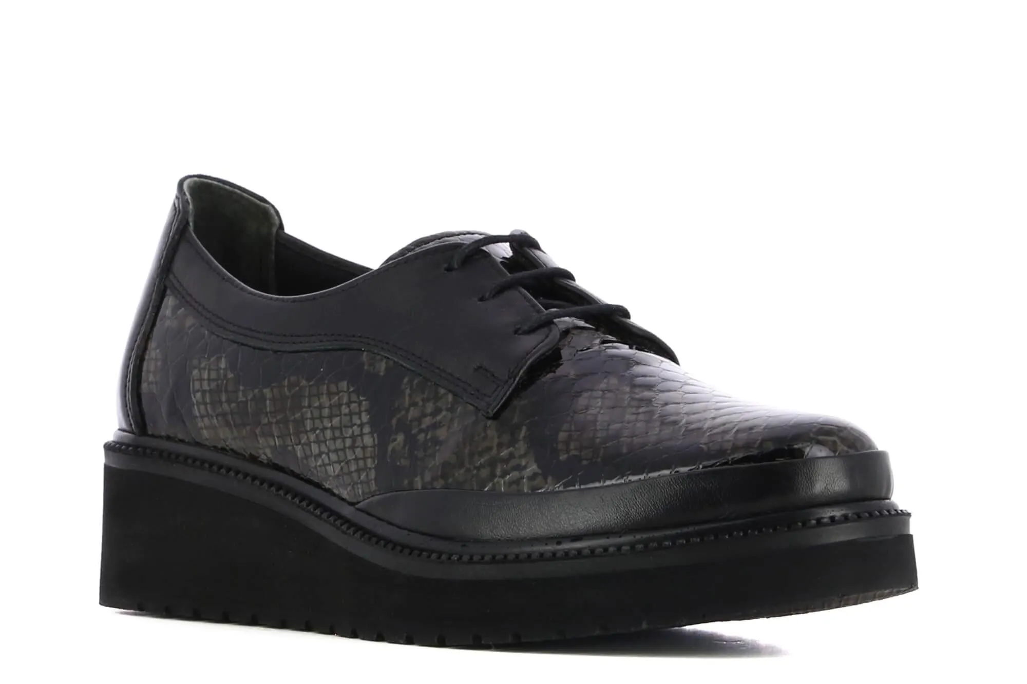 Casas Comfort Bluchers de plataforma SNAKE