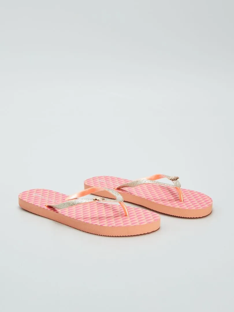 CHANCLAS DE CONCHAS  ROSA