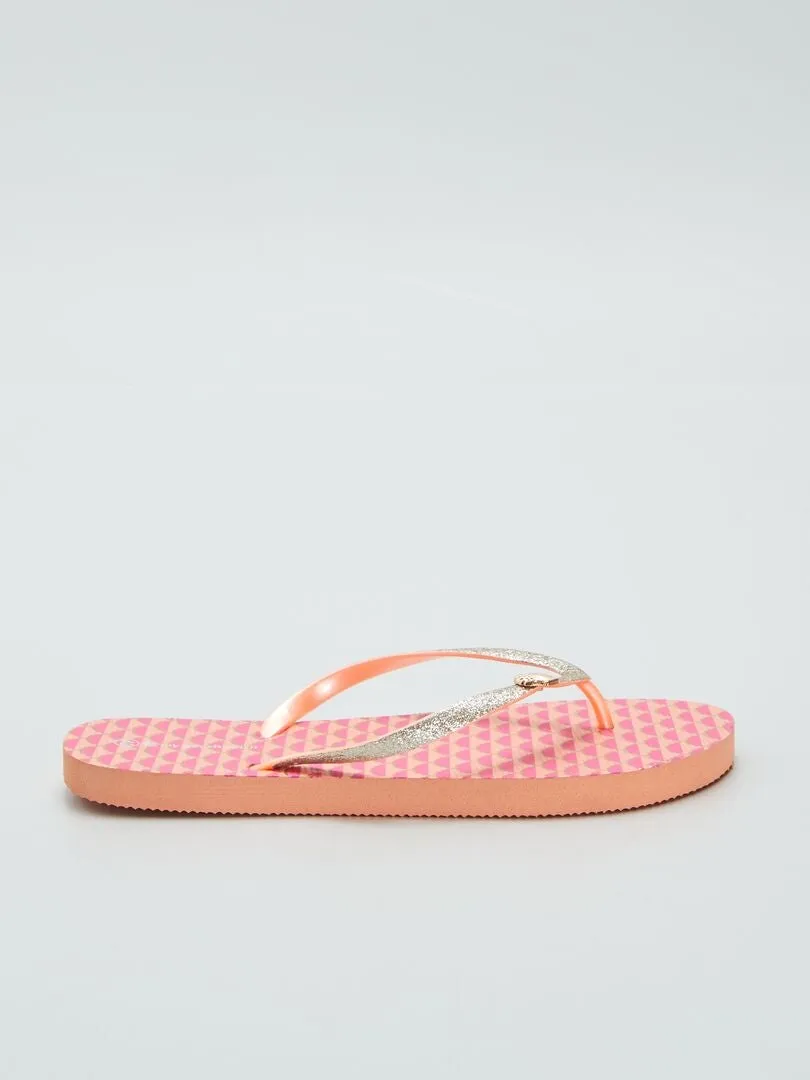 CHANCLAS DE CONCHAS  ROSA