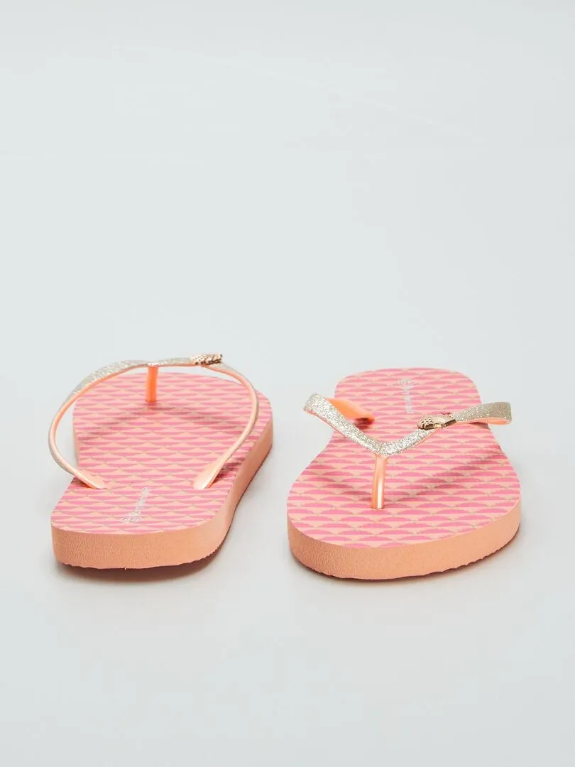 CHANCLAS DE CONCHAS  ROSA