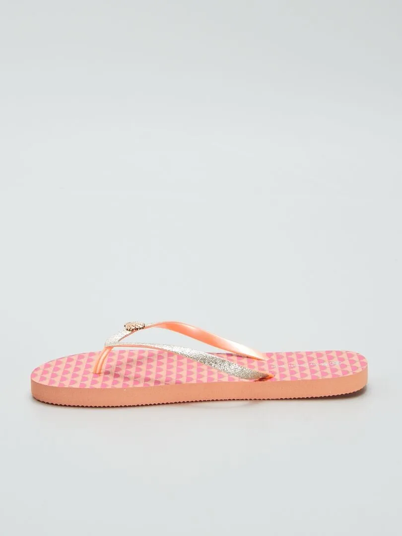 CHANCLAS DE CONCHAS  ROSA