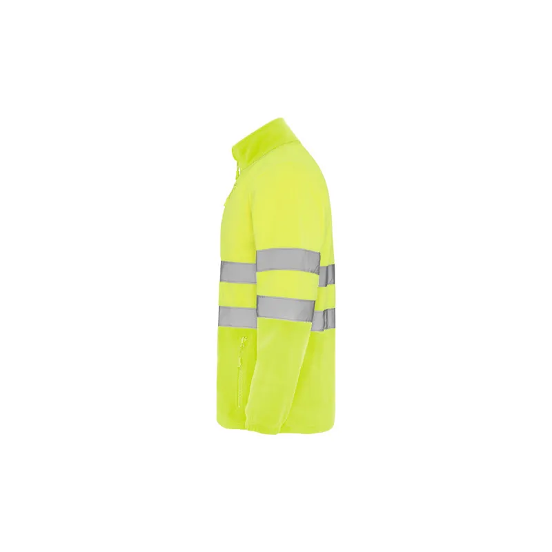 Chaqueta estilo polar de alta visibilidad antipilling con protector de barbilla ALTAIR ROLY