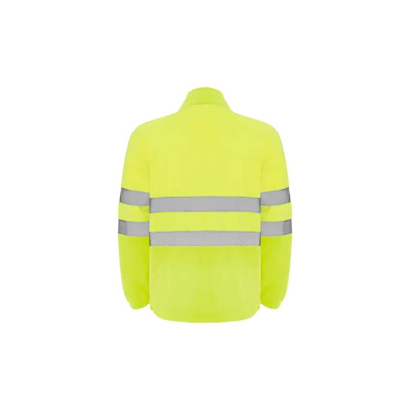 Chaqueta estilo polar de alta visibilidad antipilling con protector de barbilla ALTAIR ROLY