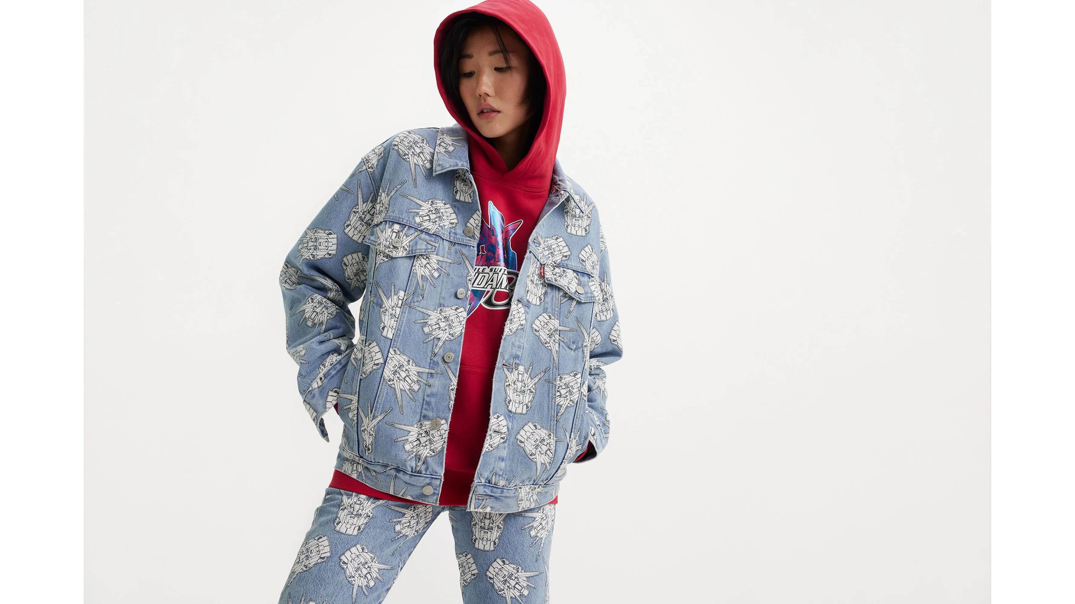 Chaqueta Trucker Levi's® X Gundam Seed Relaxed