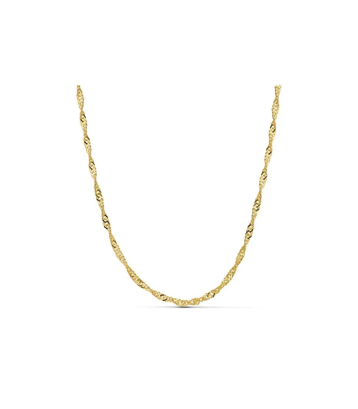 Chaîne Singapour 2.7 mm 18 K 60 cm