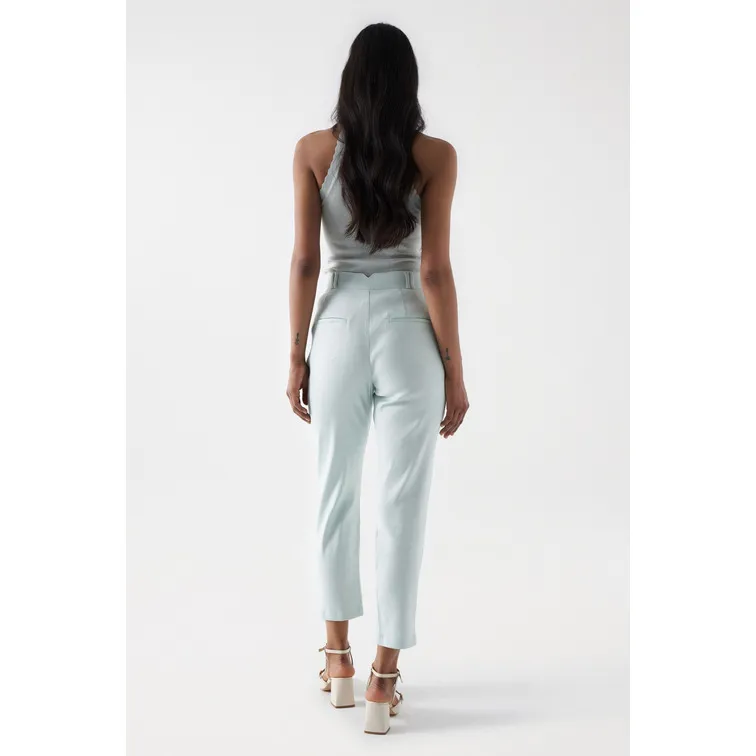 CHINO DE LINO SLIM FIT MUJER SALSA