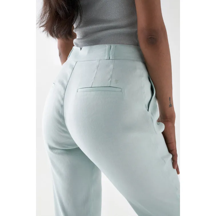 CHINO DE LINO SLIM FIT MUJER SALSA