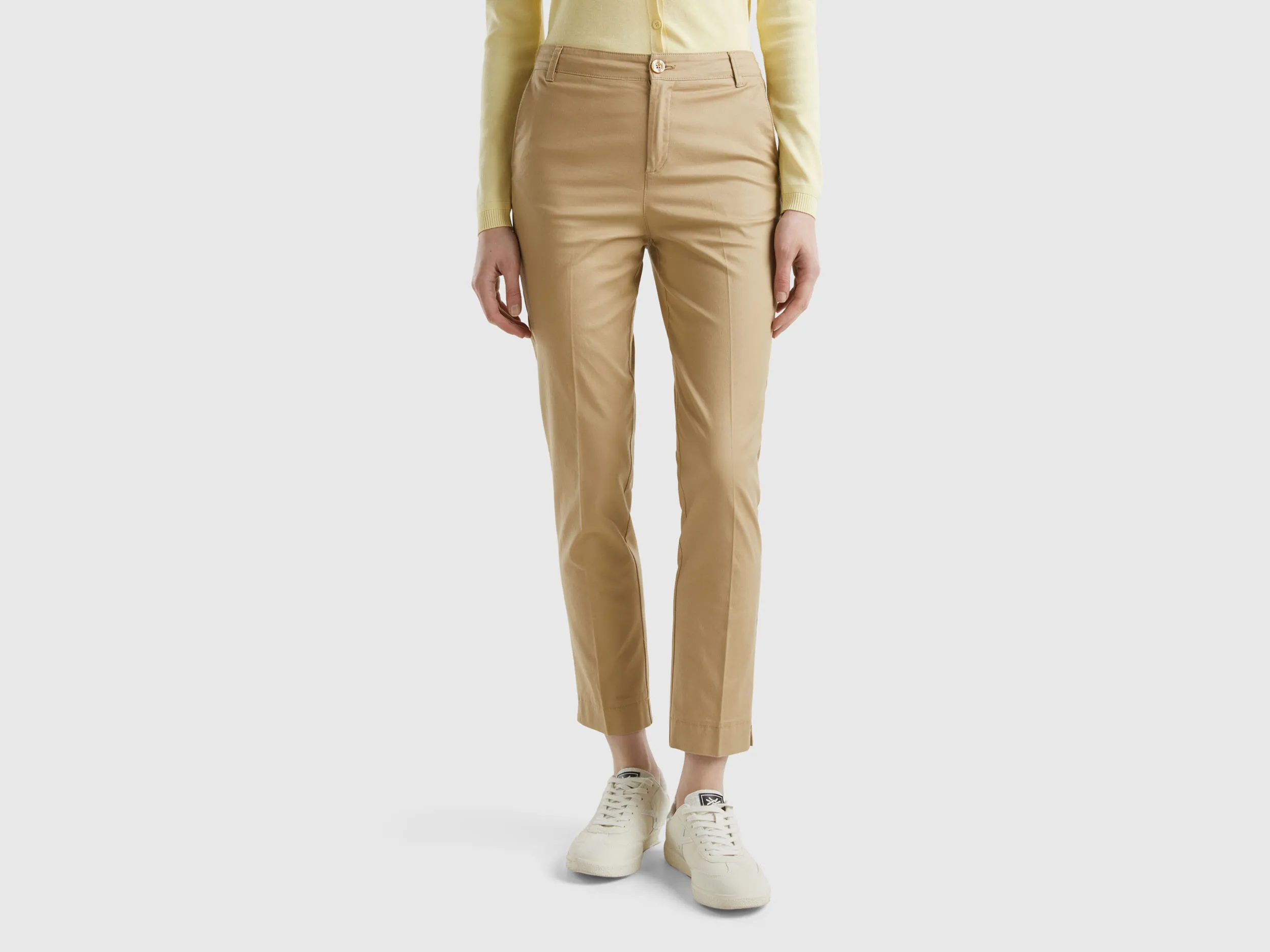 Chinos de algodón elástico