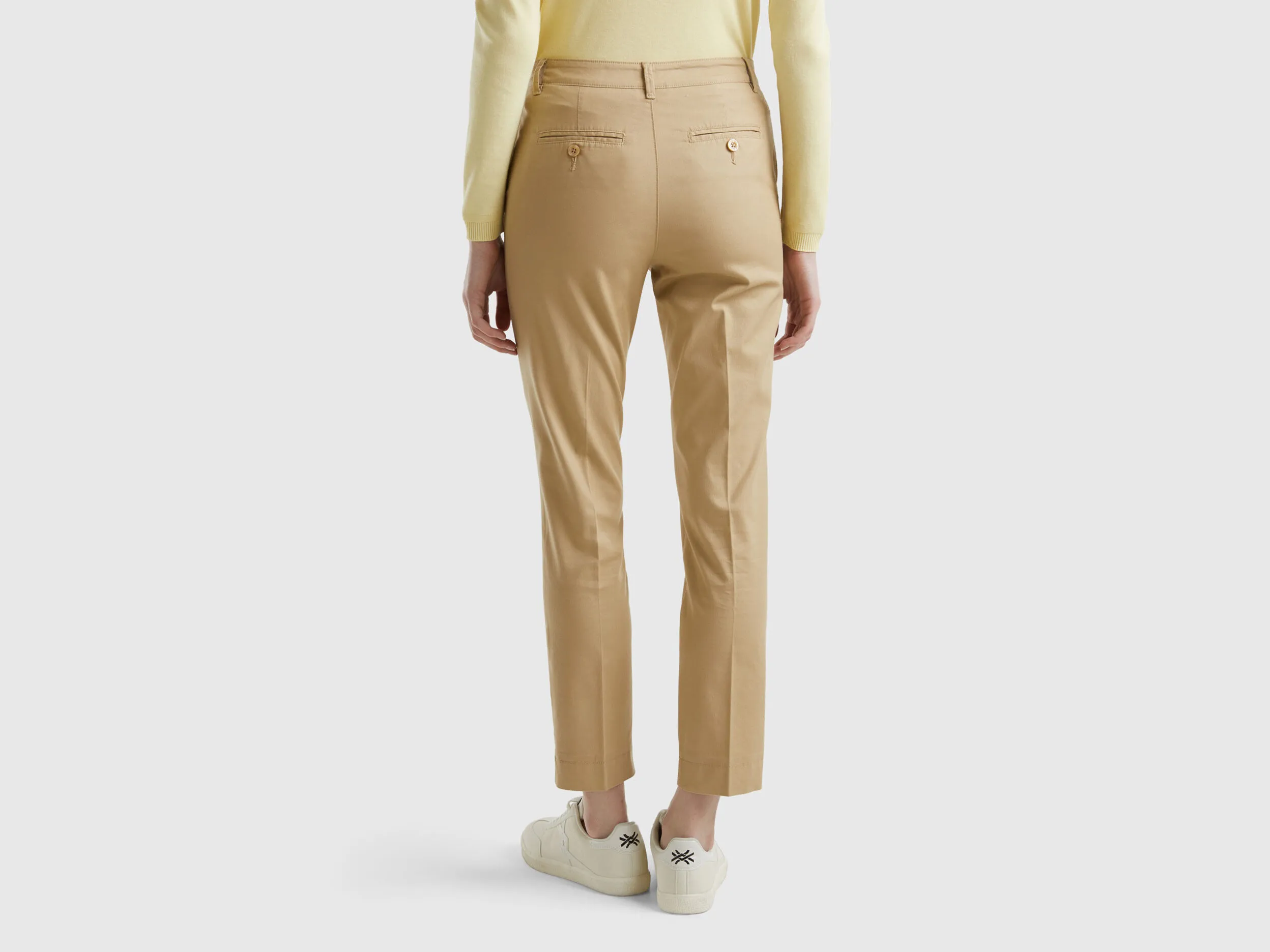 Chinos de algodón elástico