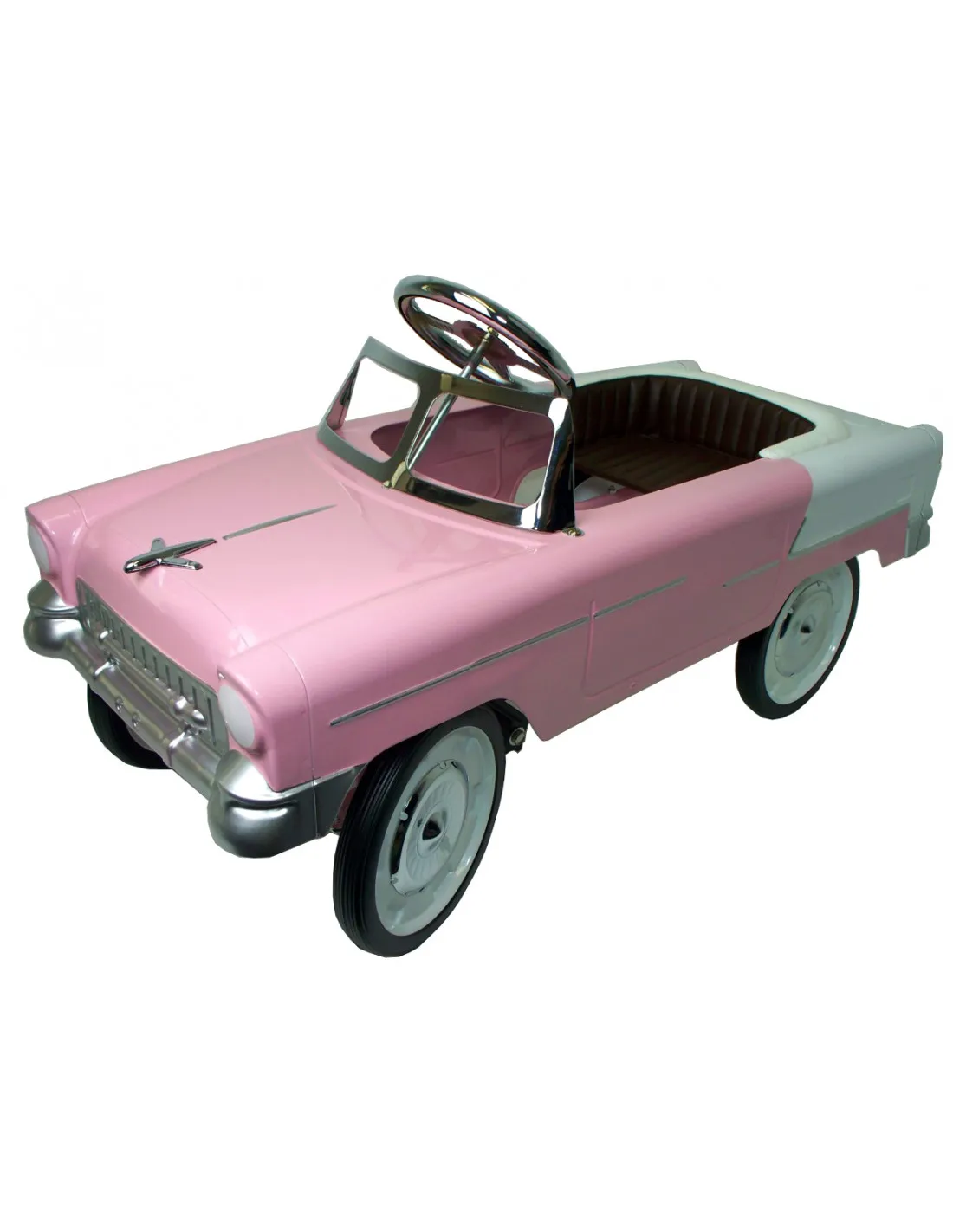 Coche a pedales cadillac rosa