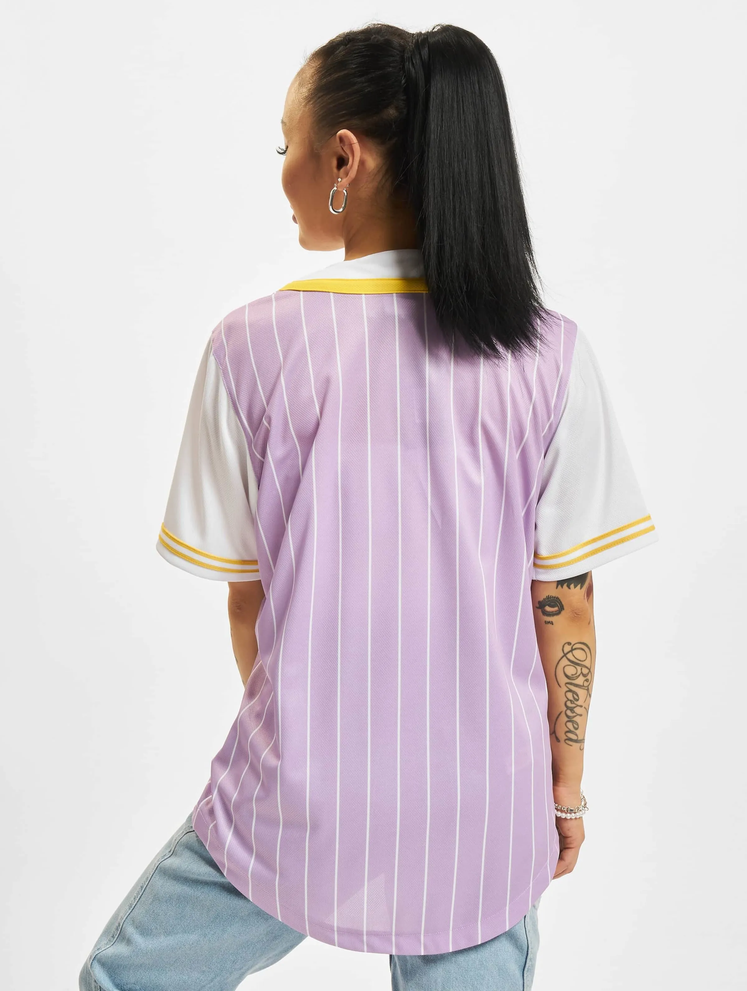 College Block Pinstripe Baseball