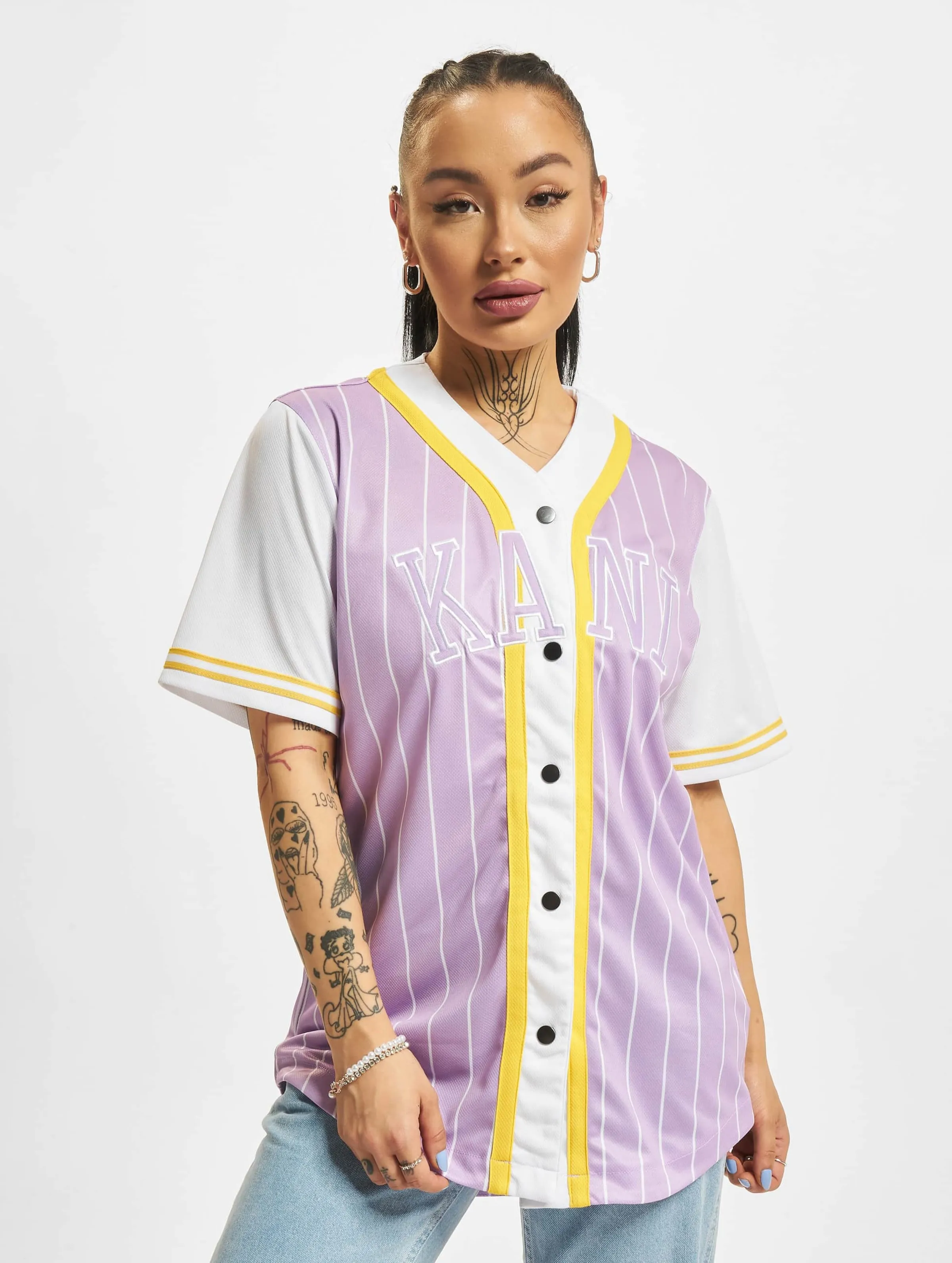 College Block Pinstripe Baseball