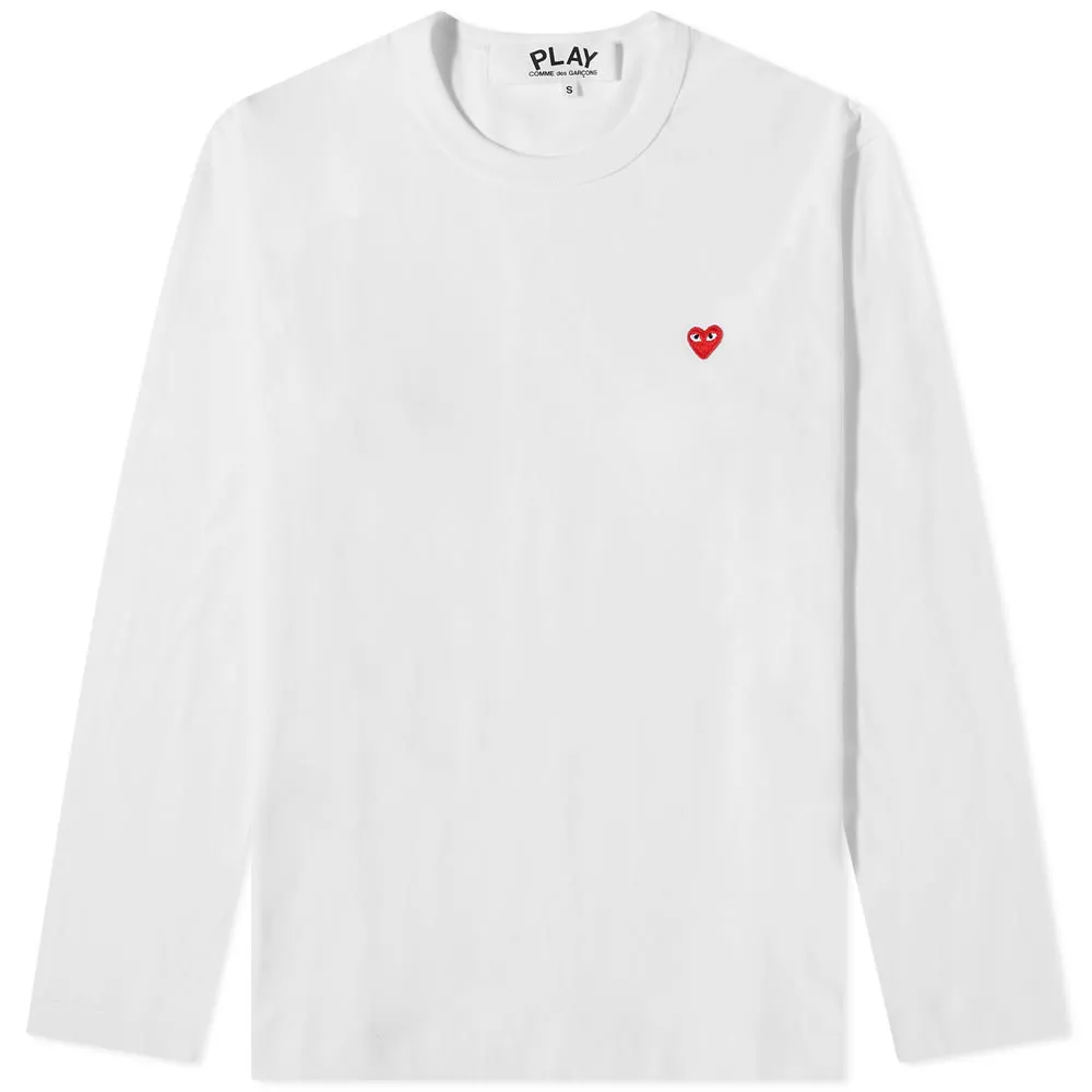 Comme des Garçons Play Small Red Heart Tee