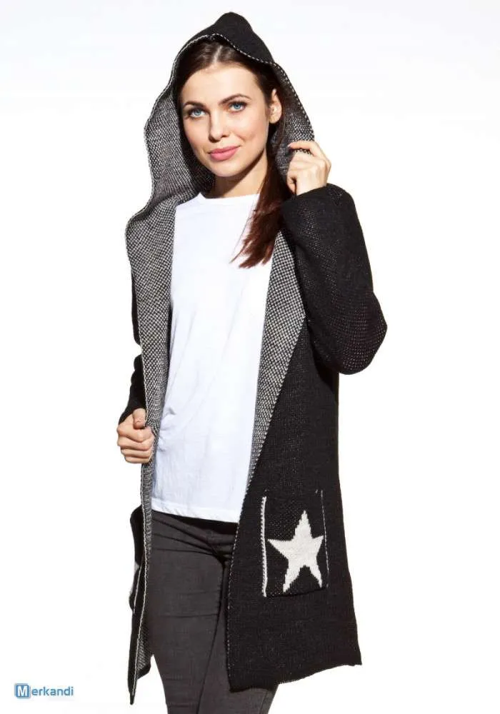 Cosmo Talla única Chaquetas, Ponchos, Suéteres Italianos | Grado Premium A, Nueva Condición