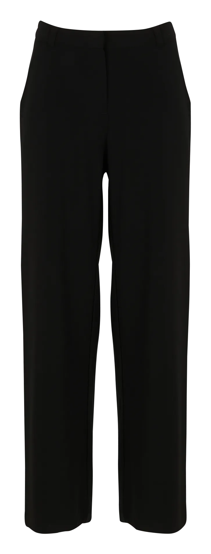 COTELAC Pantalón ancho de talle bajo en negro