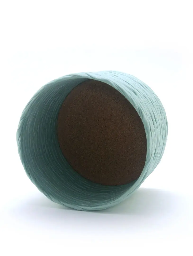 Cubre macetas de tela reciclada