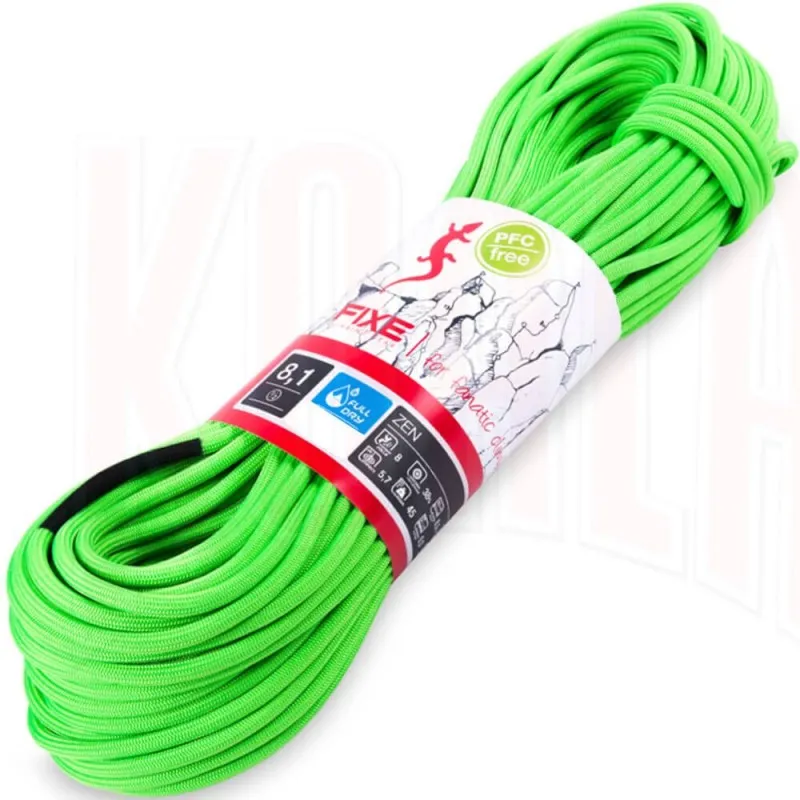 Cuerda Escalada ZEN 8'1mm FULL DRY Roca