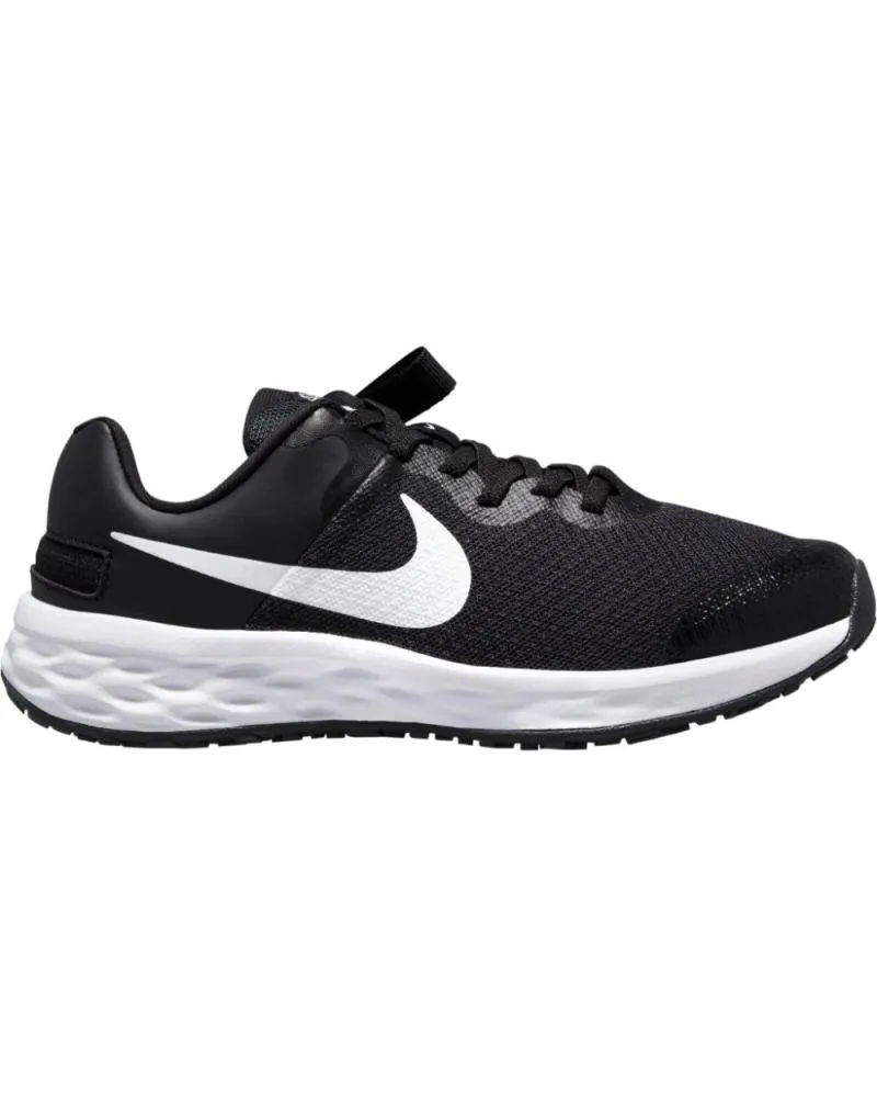 Deportivas de Mujer y Niña y Niño NIKE DEPORTIVA REVOLUTION 6 FLYEASE DD1113 NEGRO BLANCO