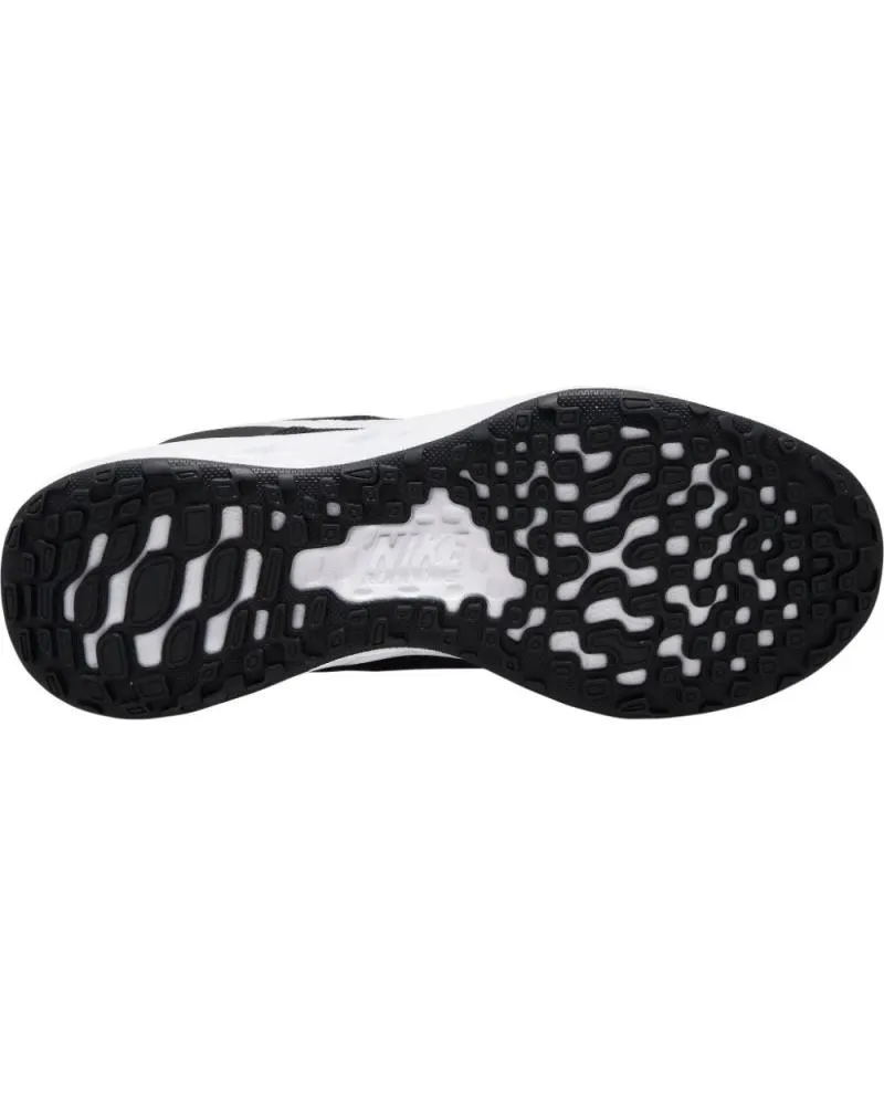 Deportivas de Mujer y Niña y Niño NIKE DEPORTIVA REVOLUTION 6 FLYEASE DD1113 NEGRO BLANCO