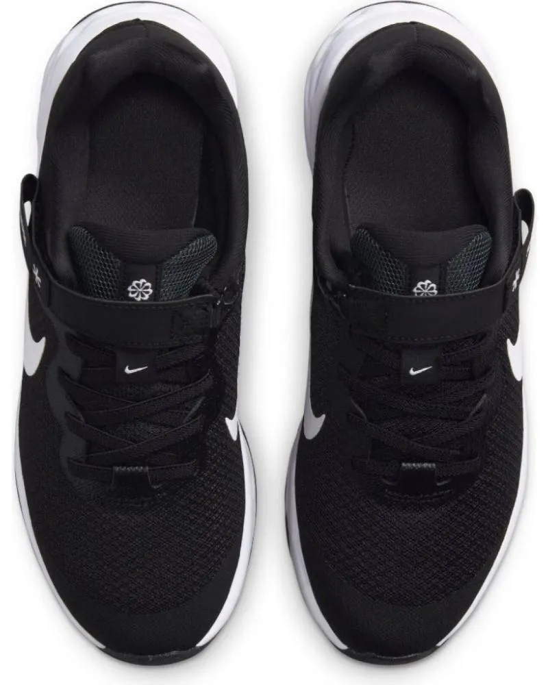 Deportivas de Mujer y Niña y Niño NIKE DEPORTIVA REVOLUTION 6 FLYEASE DD1113 NEGRO BLANCO
