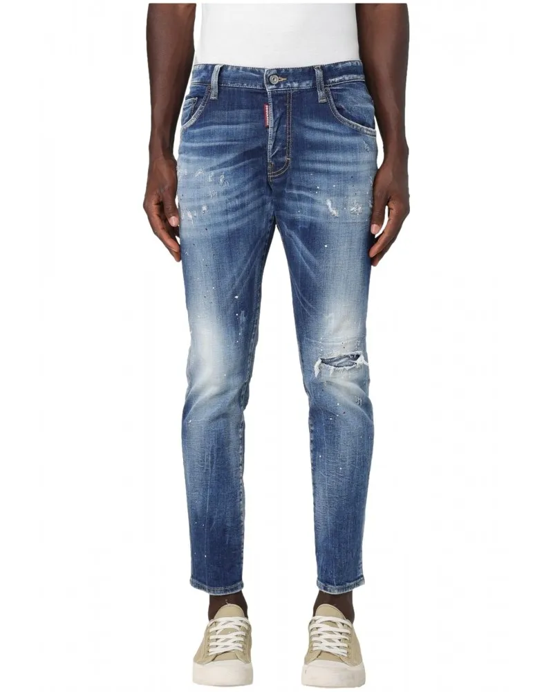 DSQUARED2  PANTALóN VAQUERO SKATER DE LAVADO USED CON DESGASTE