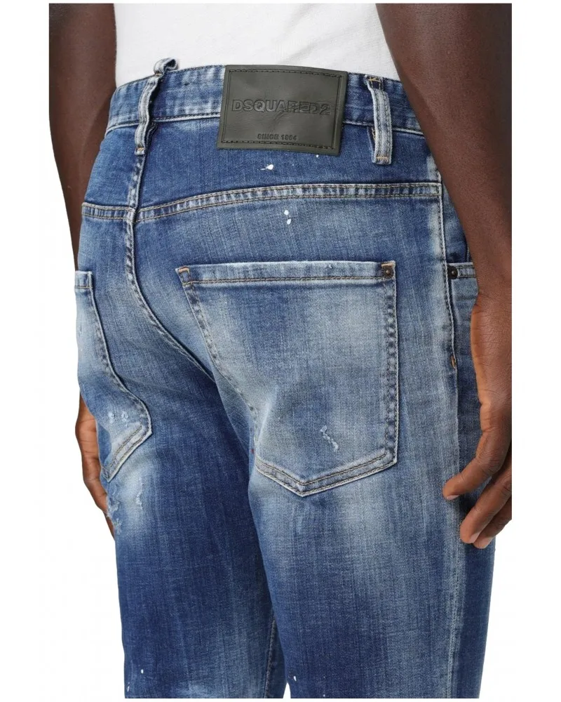 DSQUARED2  PANTALóN VAQUERO SKATER DE LAVADO USED CON DESGASTE