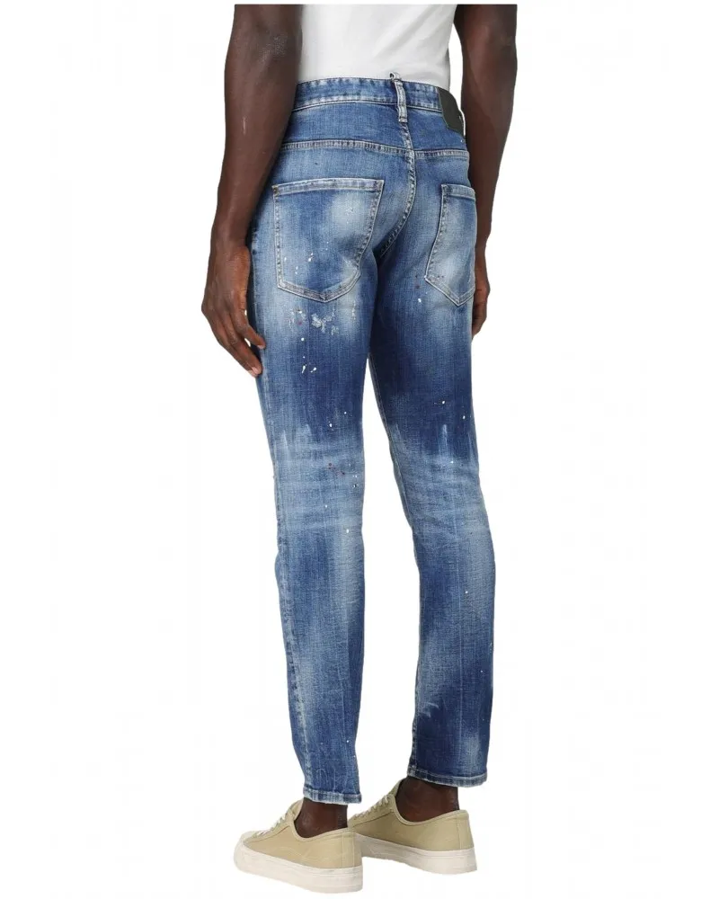DSQUARED2  PANTALóN VAQUERO SKATER DE LAVADO USED CON DESGASTE