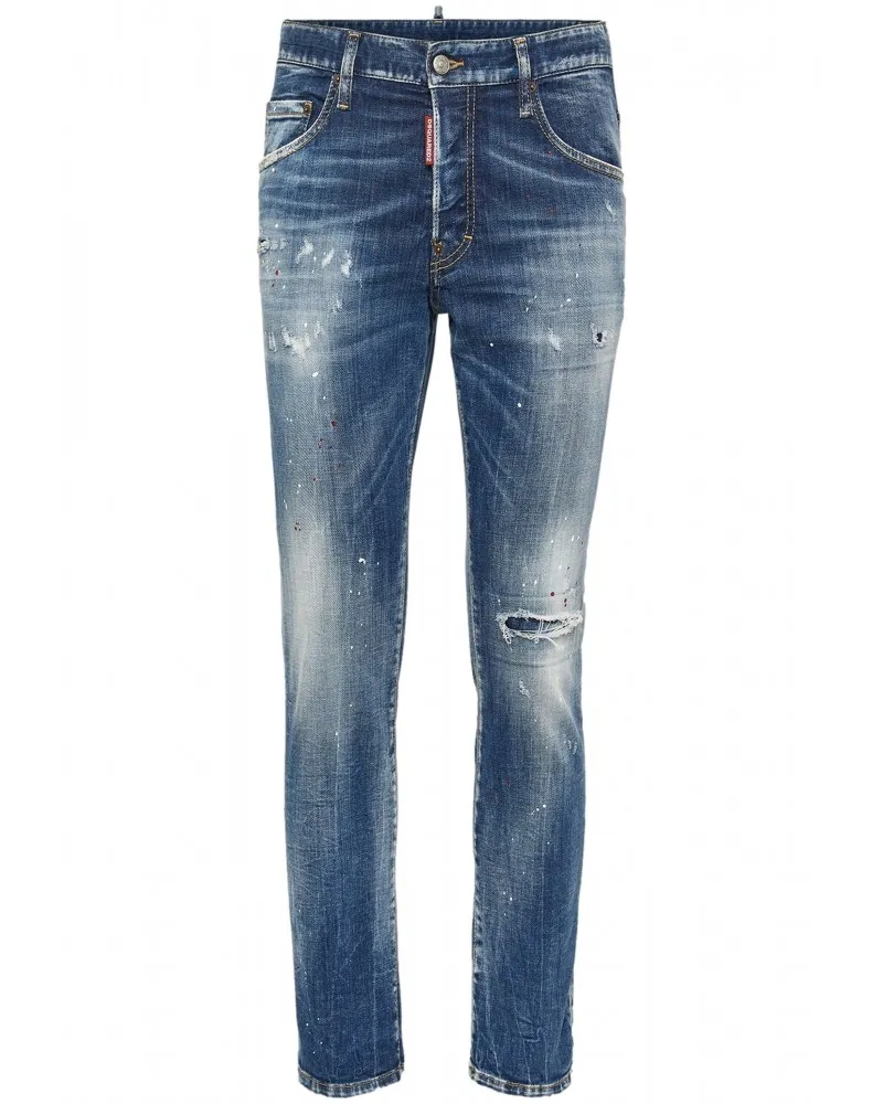 DSQUARED2  PANTALóN VAQUERO SKATER DE LAVADO USED CON DESGASTE