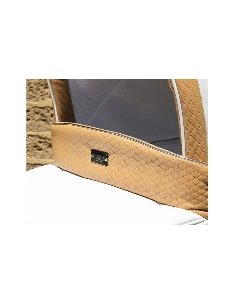 DUO CALIPSO MARRON/BLANCO ECOPIEL BYTAX