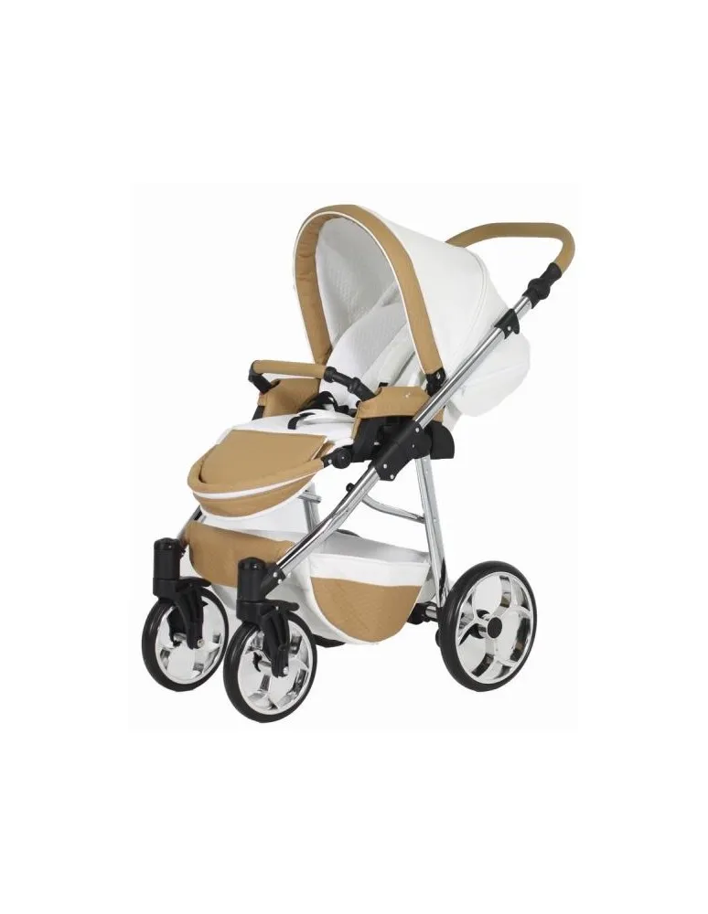 DUO CALIPSO MARRON/BLANCO ECOPIEL BYTAX