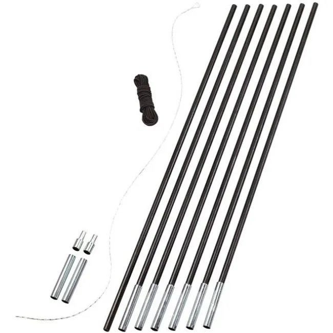 easy camp Pole Dly Set 9.5 mm /60 cm × 7