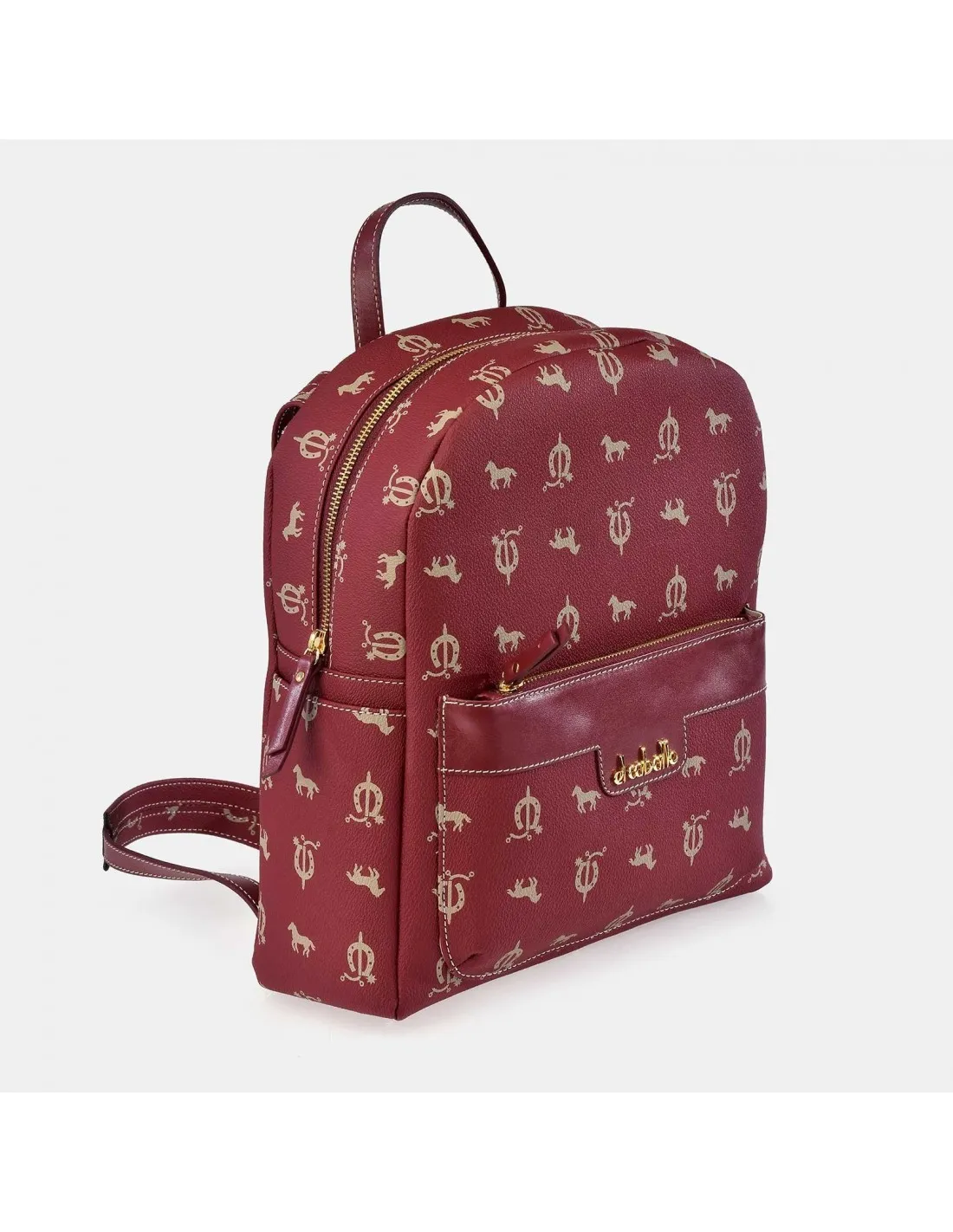 EL CABALLO Mochila grande para Mujer Piel Lona