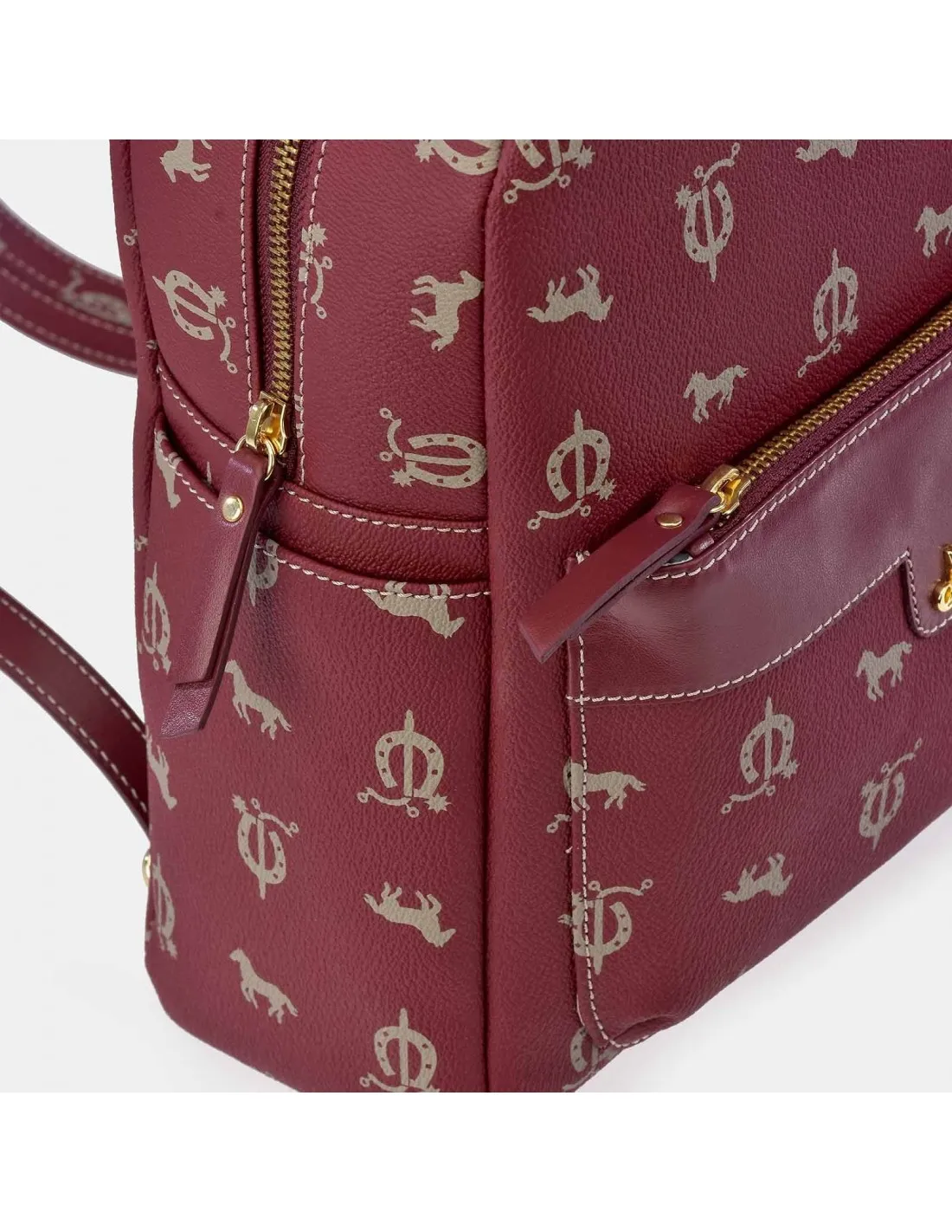 EL CABALLO Mochila grande para Mujer Piel Lona