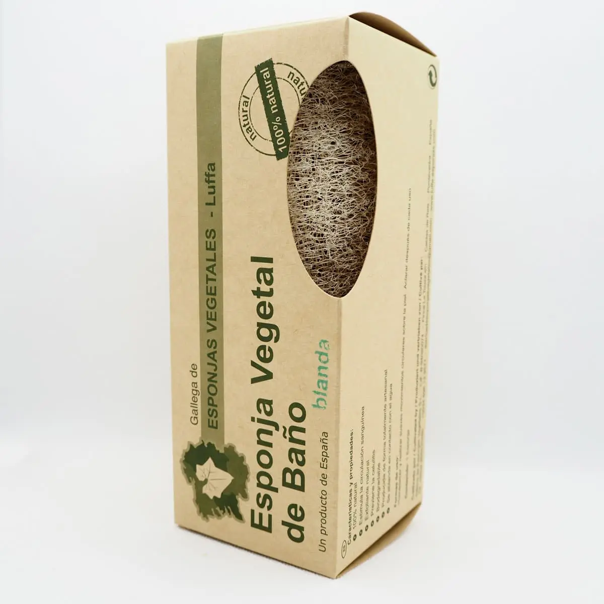 Esponja para bebé de luffa natural. Especial pieles sensibles