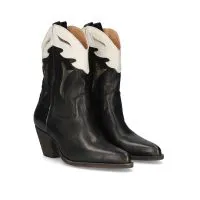 Exe botin negro cowboy cesar