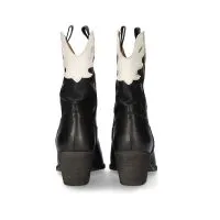 Exe botin negro cowboy cesar