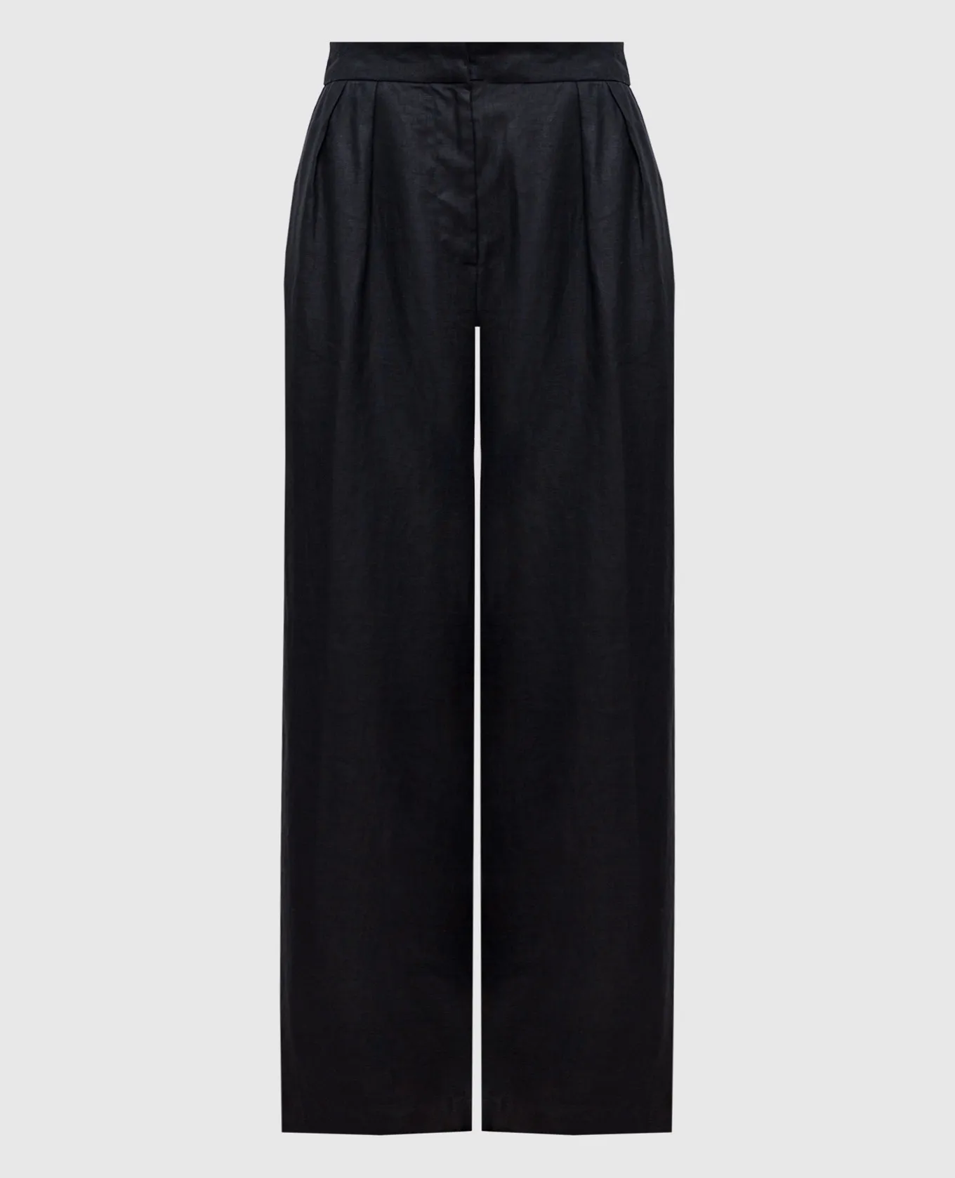 Faithfull Duomo black linen pants