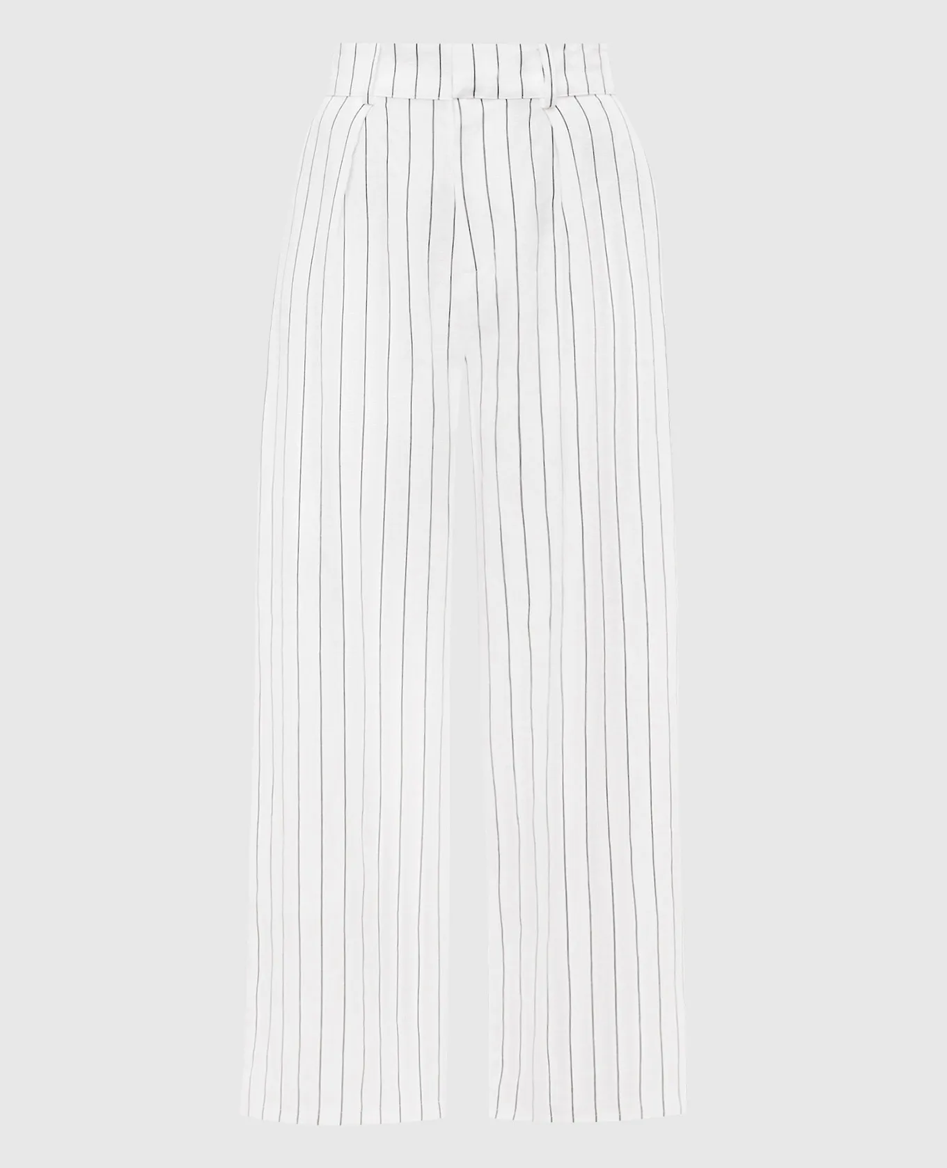 Faithfull Ida Trani white striped linen pants