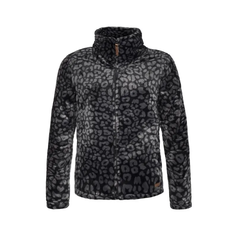 Fleece Protest Prtpaco Full Zip (True Black) Mujer