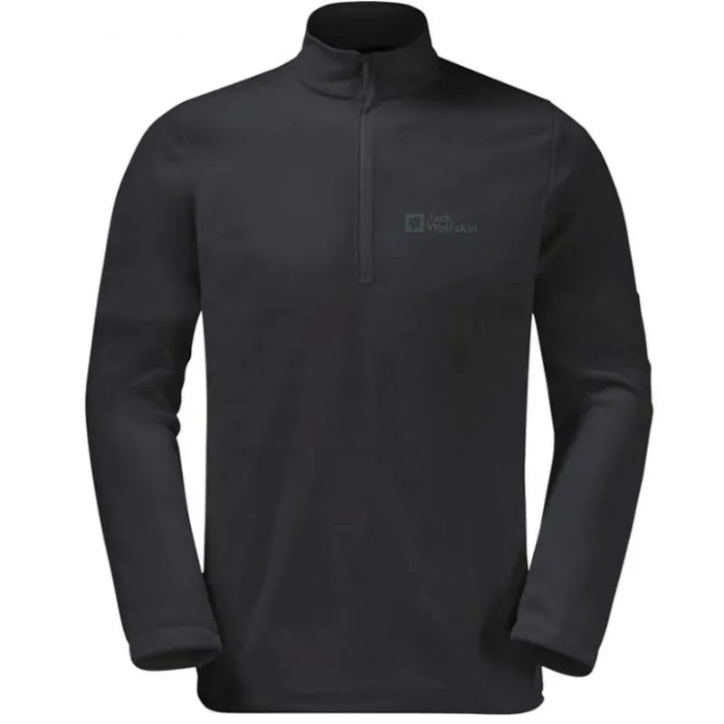Forro polar con media cremallera JACK WOLSKINS TAUNUS HZ (Negro) de hombre