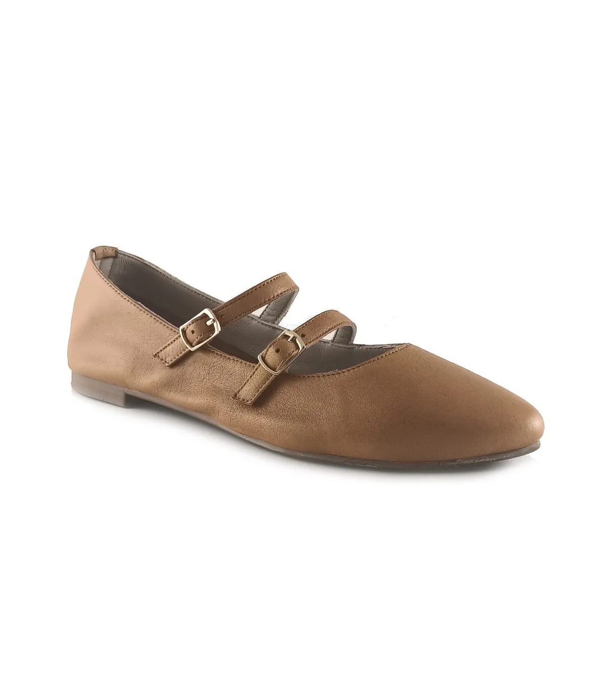 Francesita de color cuero para mujer
