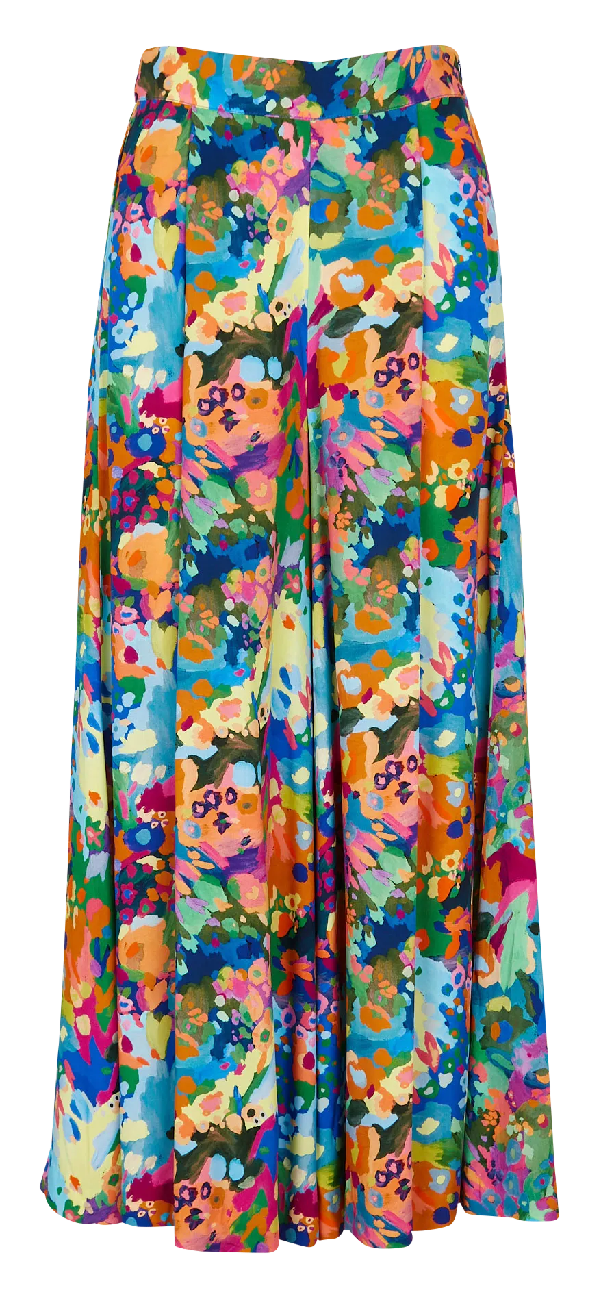 FRED  PANTALóN ANCHO ESTAMPADO DE TIRO ALTO EN MULTICOLOR