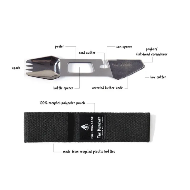 Full Windsor CUBIERTOS MULTIFUNCIÓN THE MUNCHER TITANIUM ()