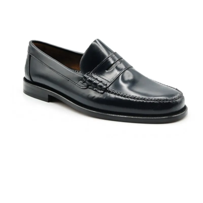 GIL'S CLASSIC 800 Negro, cuero, burdeos y azul Castellano hombre