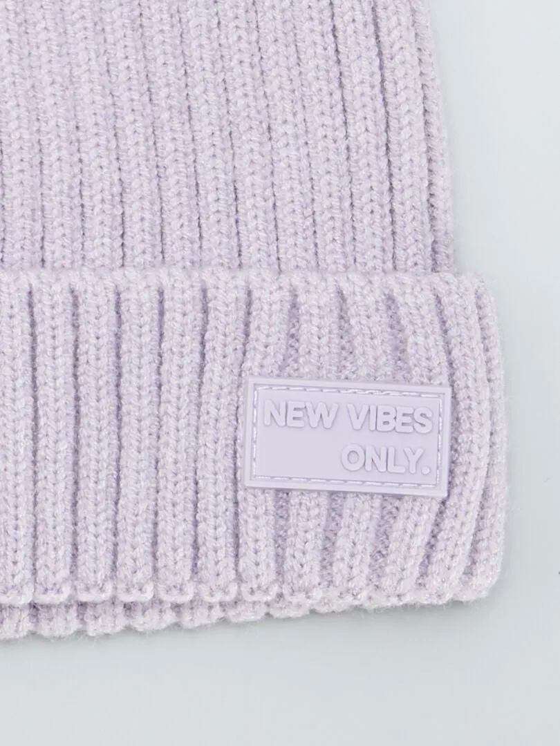 GORRO DE CANALé  PURPURA