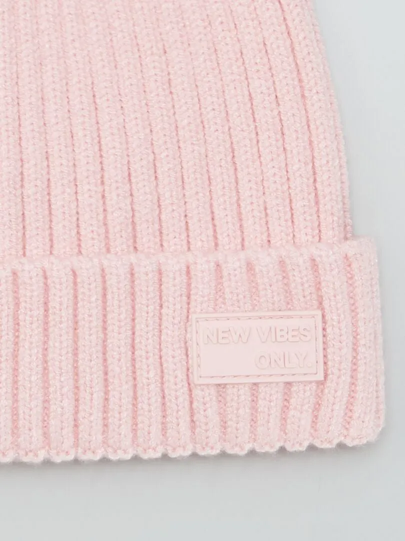 GORRO DE CANALé  ROSA