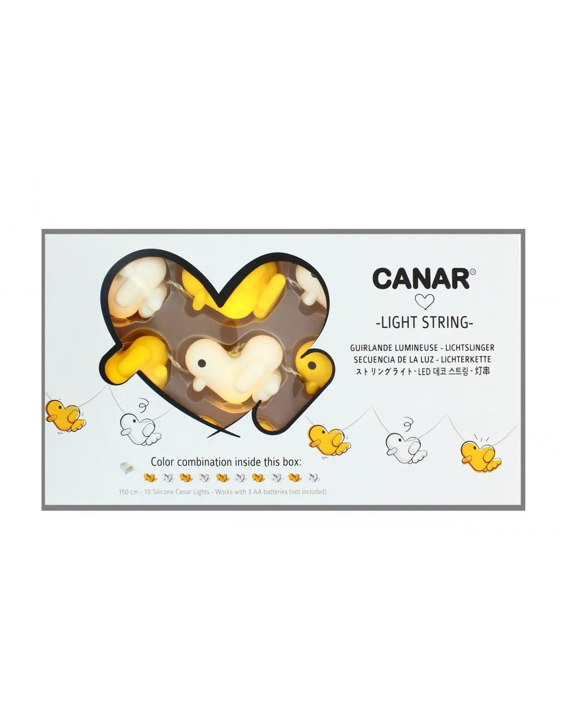 Guirnalda canario amarillo de Petit Akio