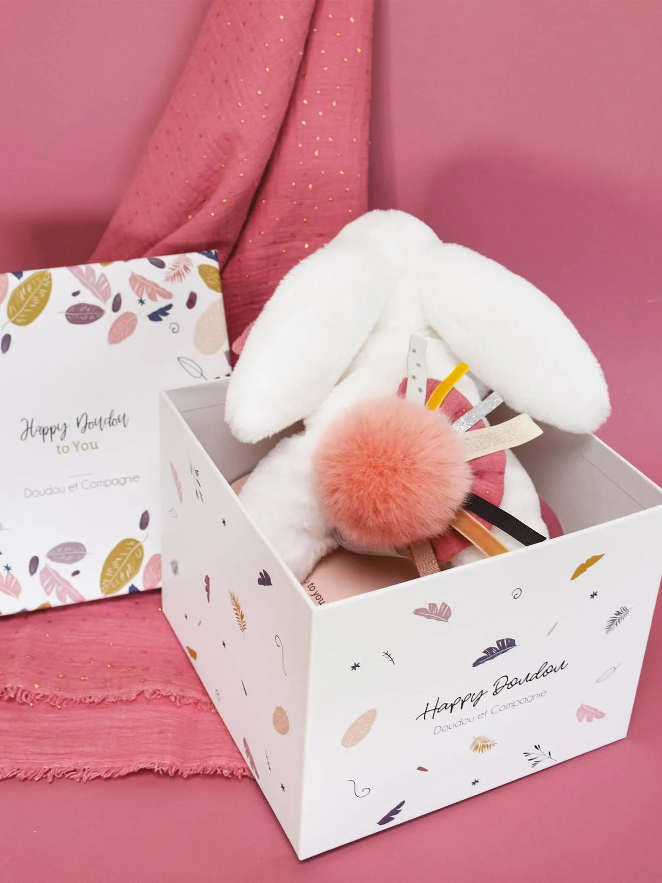 HAPPY DOUDOU MARIONETA 25 CM  DOUDOU ET COMPAGNIE