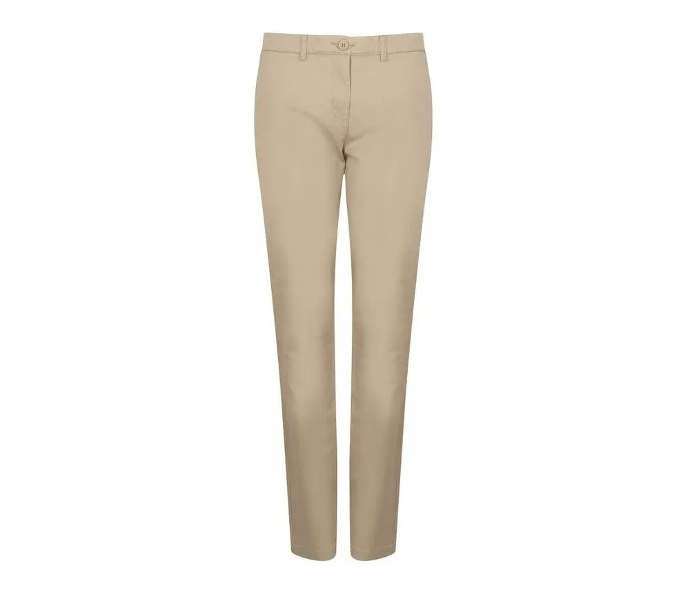 HENBURY HY651  LADIES STRETCH CHINO  PIEDRA